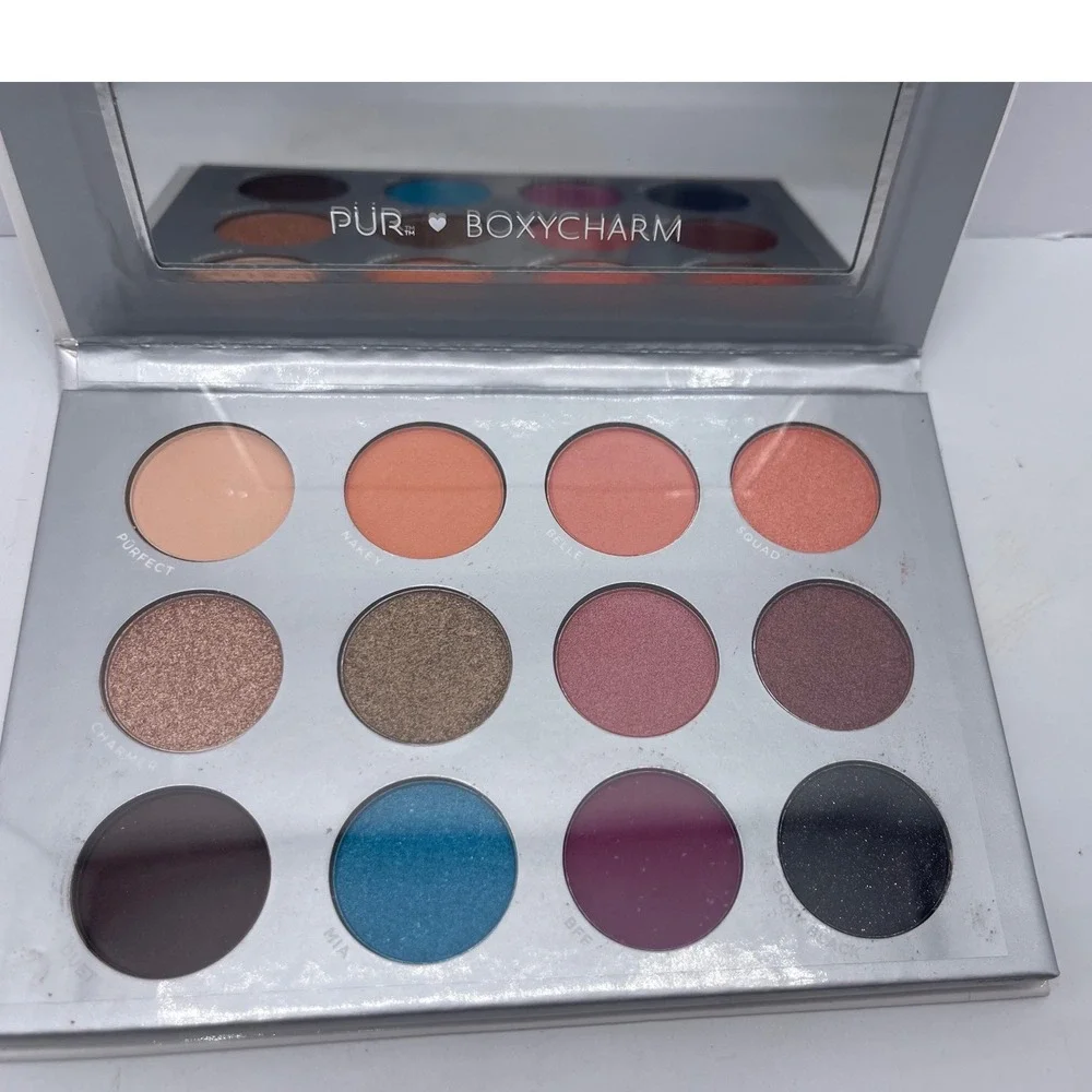 PUR BoxyCharm 12 Piece Eyeshadow Palette Makeup Net Wt 0.05 oz Each‎ New